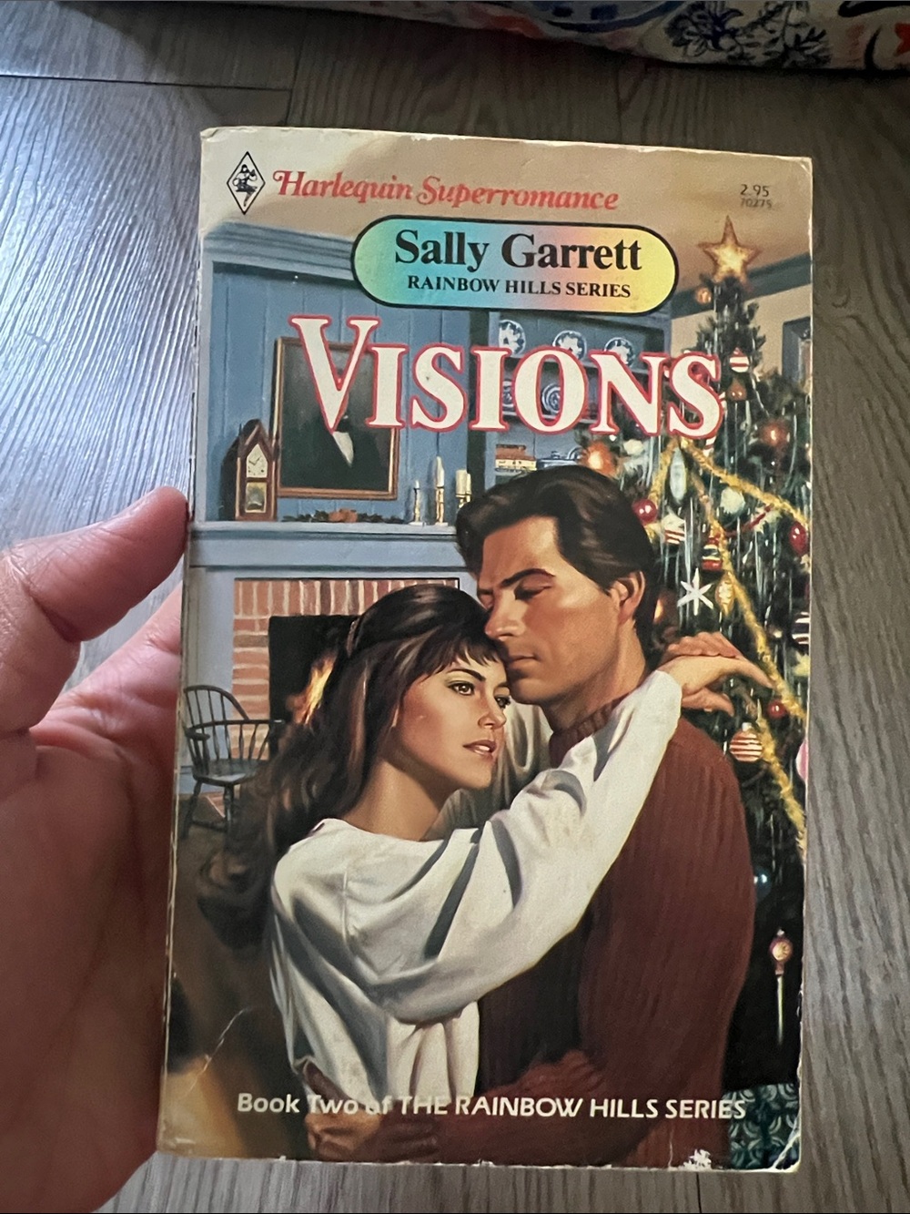 Visions by Sally Garrett - Romance Paperback (White, Brown)
